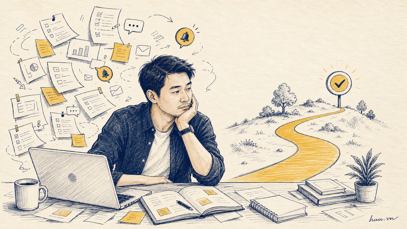 Bận rộn nhưng không hiệu quả: bạn đang làm nhiều hay chỉ đang trốn việc quan trọng?