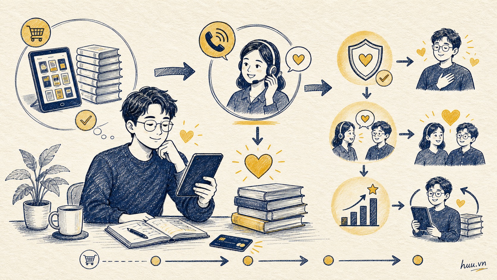 Chăm sóc khách hàng sau mua: bài học tôi nhận ra từ khi mua sách trên Amazon và một cuộc gọi ngân hàng