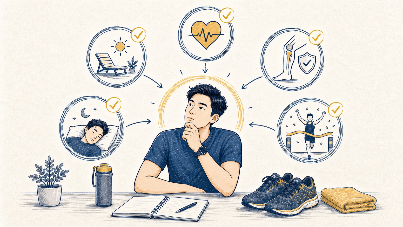 Chạy bộ 7 buổi một tuần: bạn đang xây sức bền hay xây chấn thương?