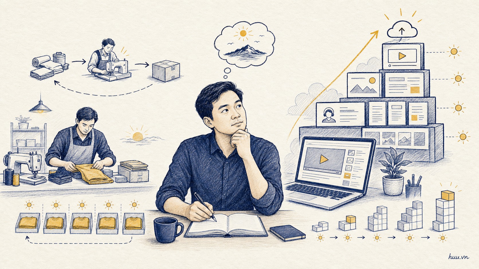 Đòn bẩy internet giúp sản phẩm số kế thừa giá trị theo thời gian