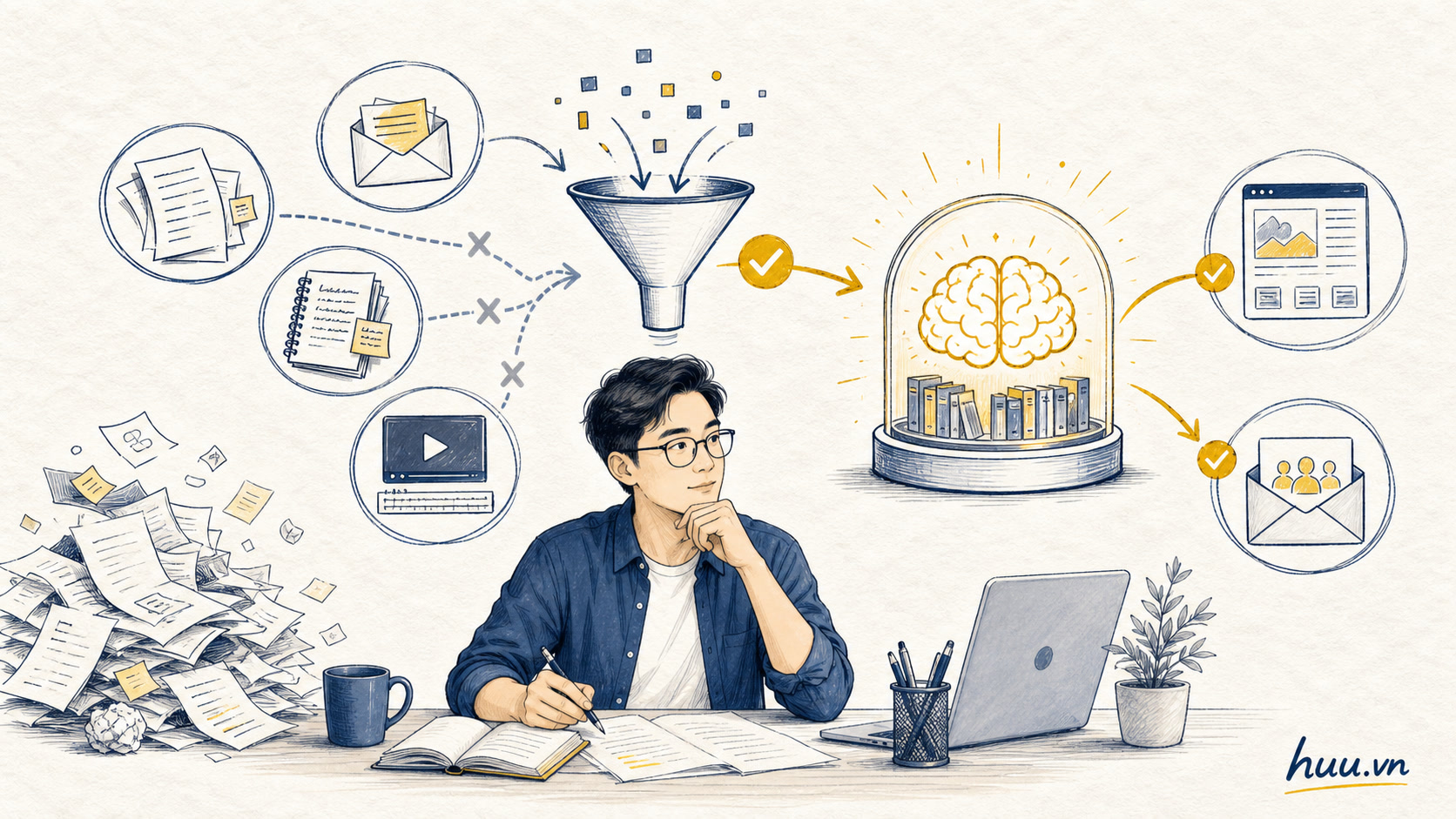 Dữ liệu đầu vào AI: Muốn content chất lượng, đừng nhét rác vào hệ thống