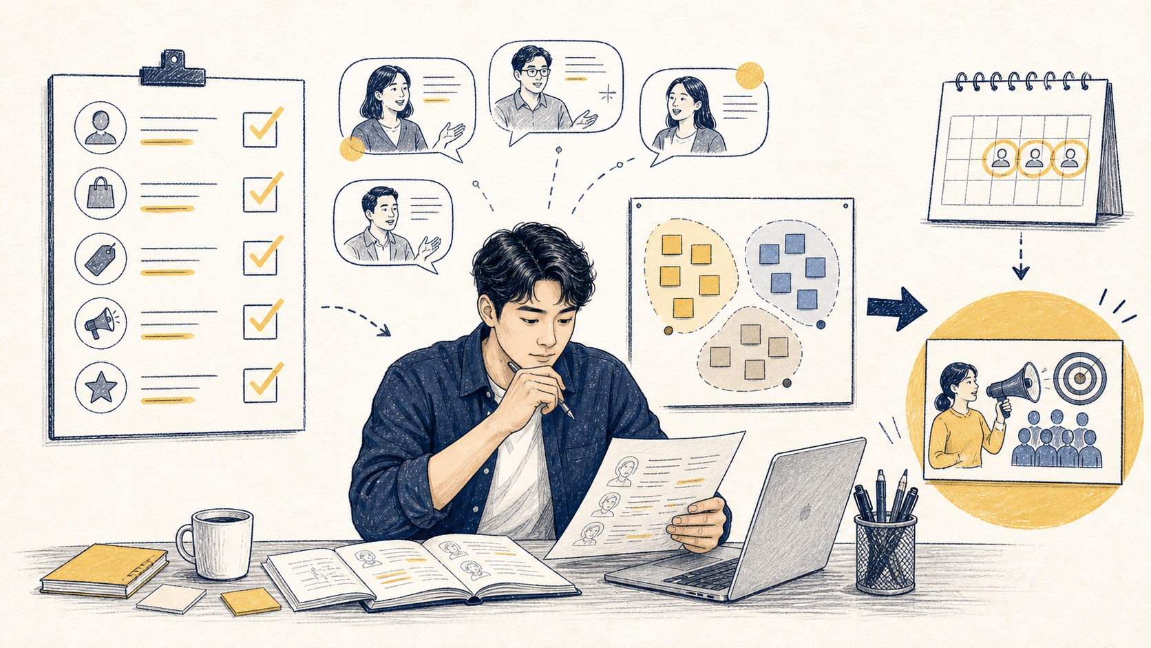 Checklist kiểm chứng giả định marketing bằng dữ liệu khách hàng thật