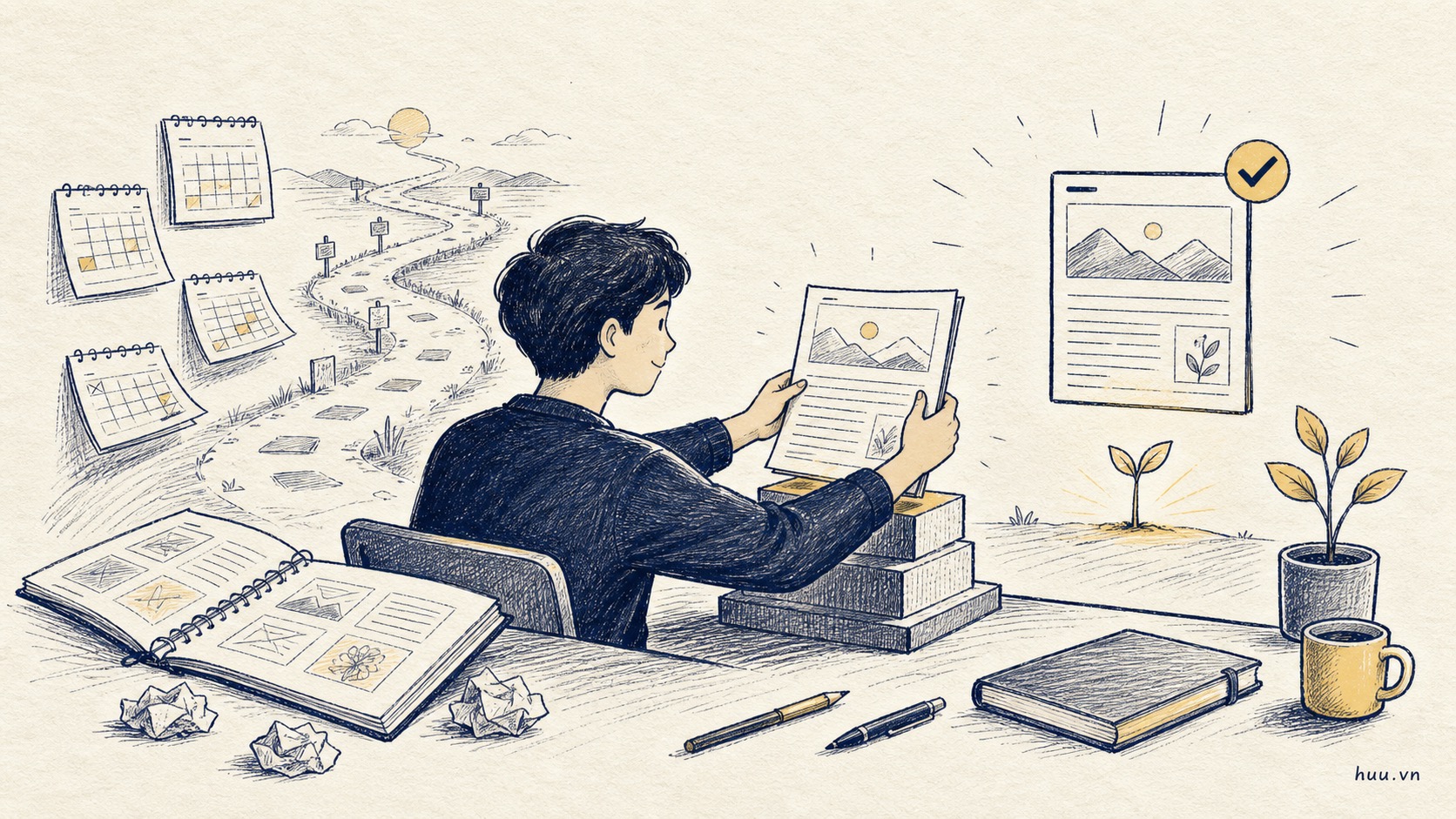 Hoàn thành hơn hoàn hảo khi một blog được xây xong sau nhiều năm chờ đợi