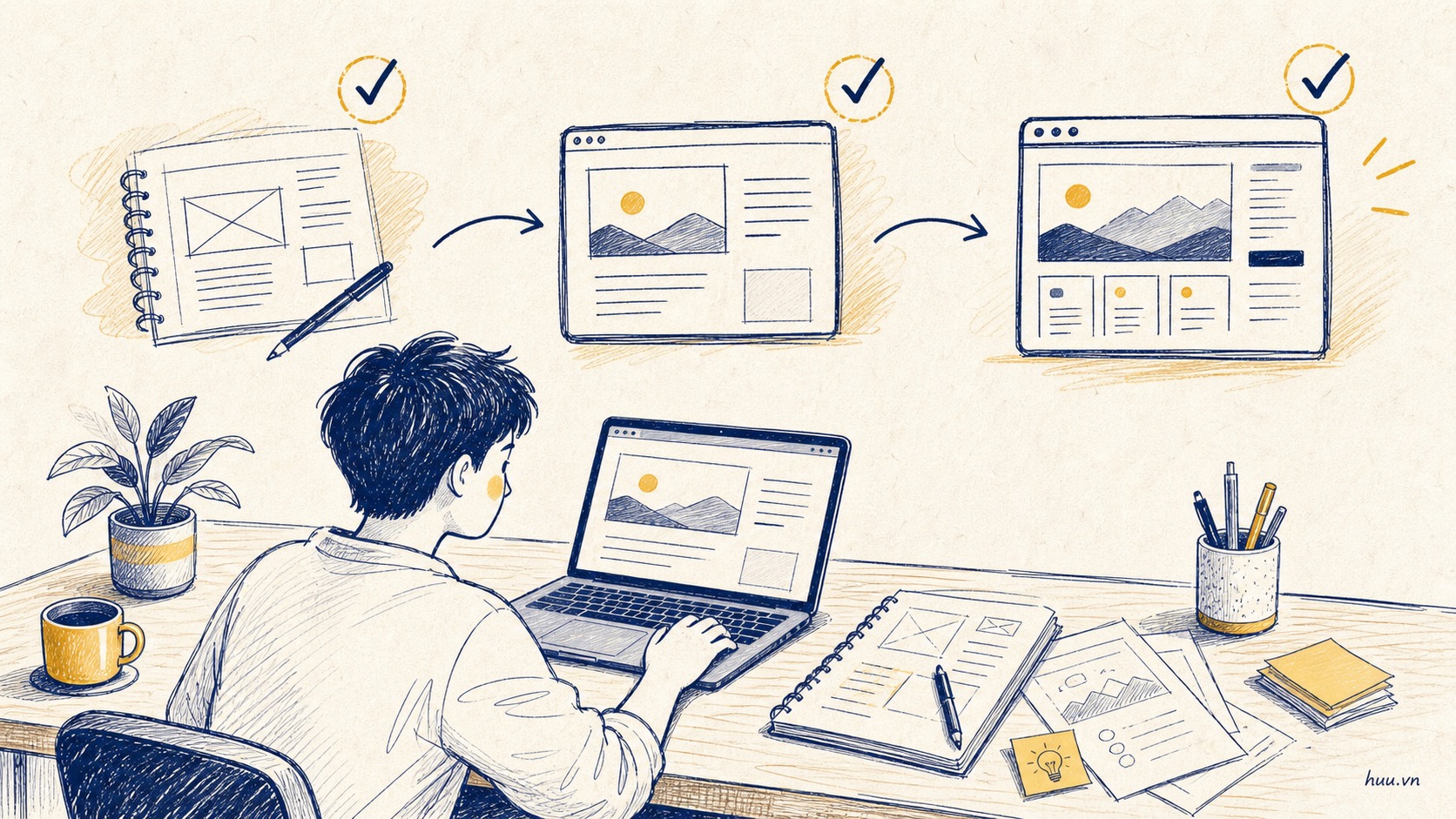 Hoàn thành hơn hoàn hảo: điều tôi học khi tự tay xây blog của mình
