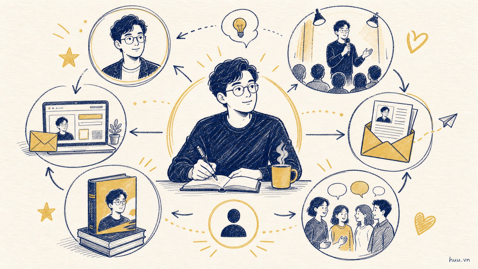 Thương hiệu cá nhân của tác giả giúp sách dễ được tin và được mua
