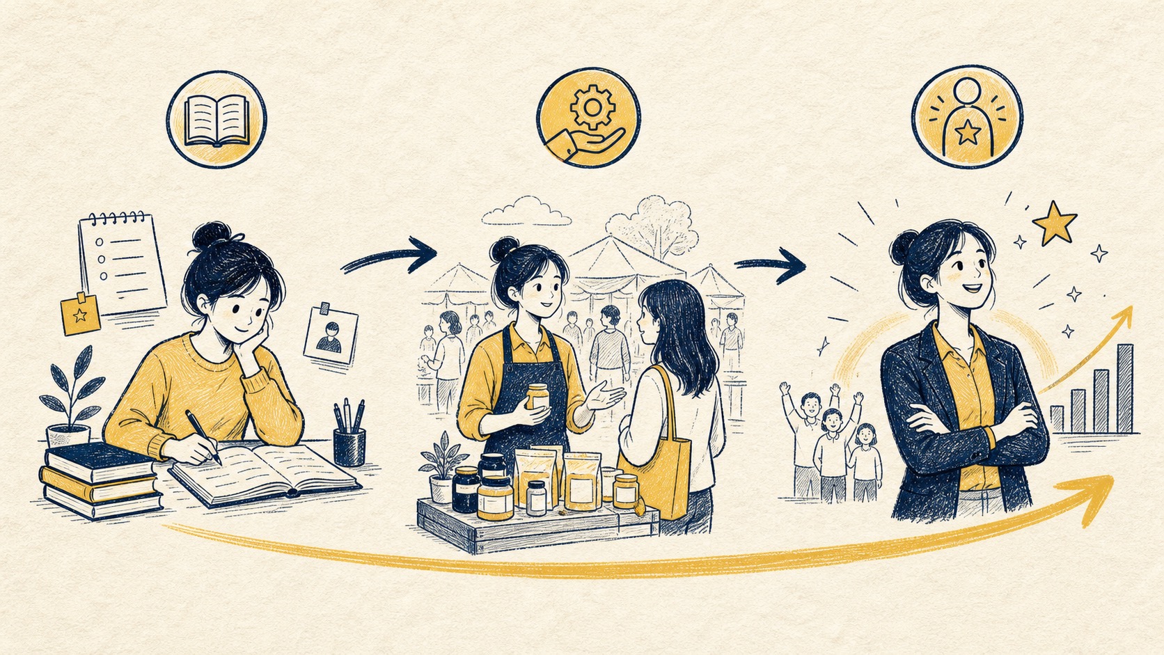 Ba tầng học là biết, làm và trở thành trong kinh doanh