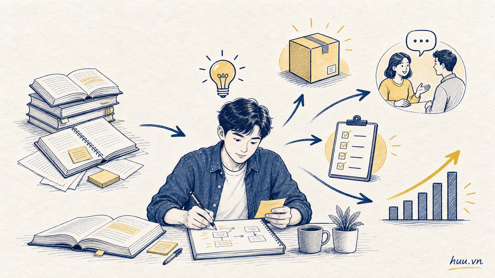 Học nhiều không bằng làm ra kết quả: Kiến thức phải được đem ra nấu