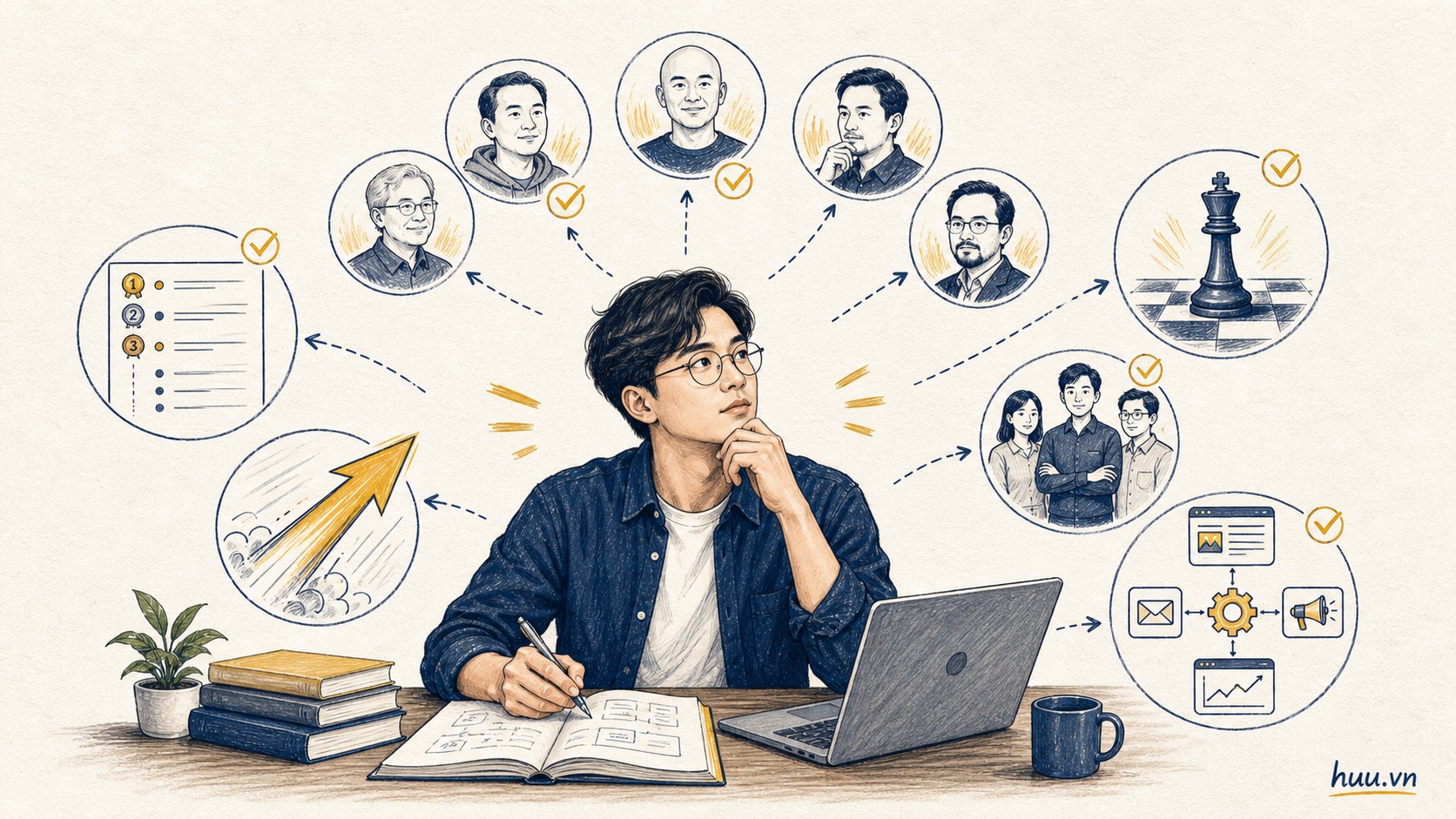 Học từ người dẫn đầu sao cho đúng