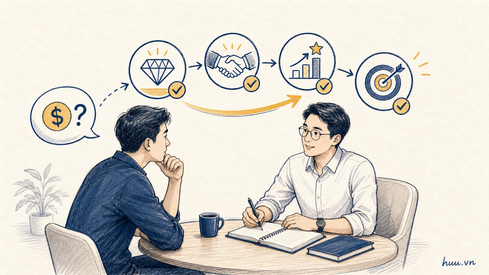khách hàng nói đắt quá và hành trình làm rõ giá trị trước khi bán hàng