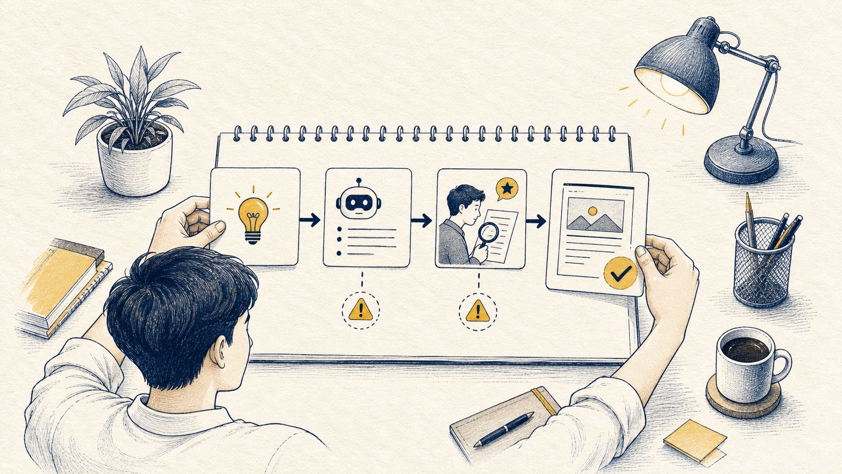 Quy trình kiểm duyệt bài viết AI trước khi đưa lên blog