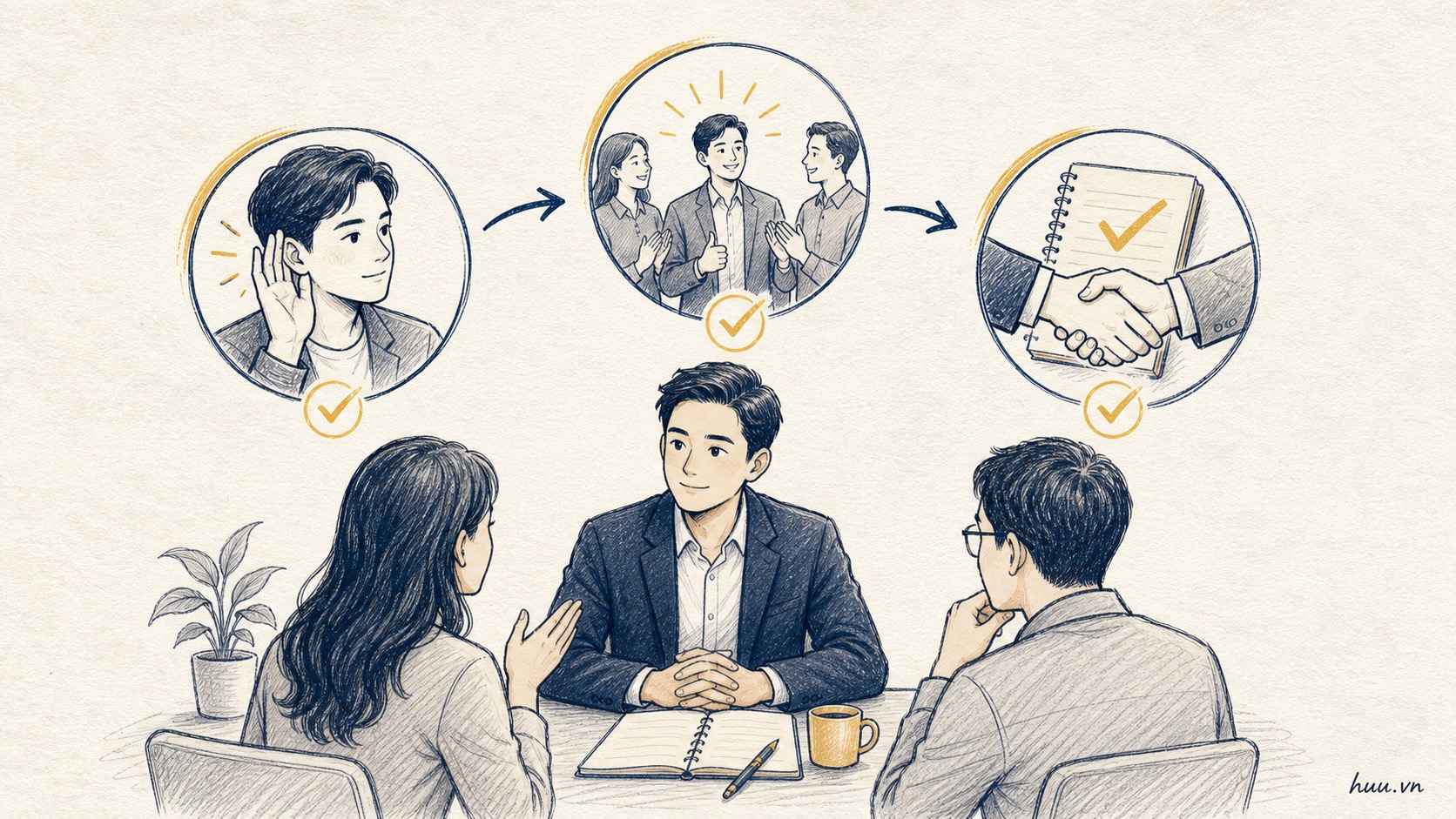 Muốn được nể trọng hãy lắng nghe, không hơn thua và giữ lời.