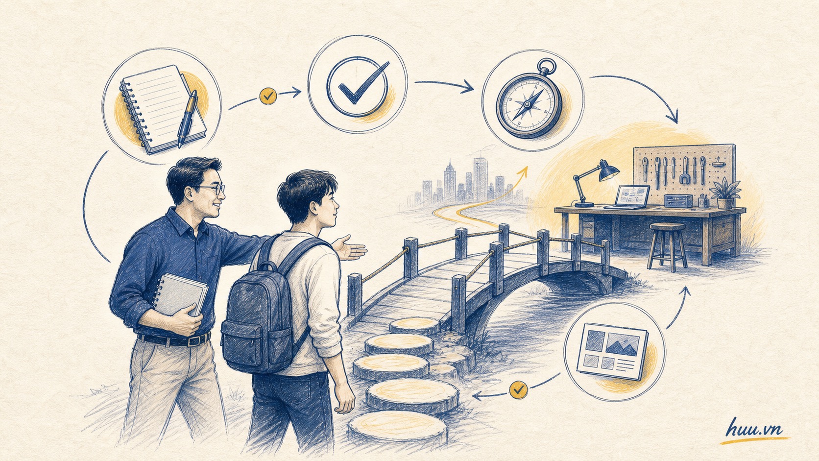 Người học mua khóa học như mua một cây cầu để đổi nghề