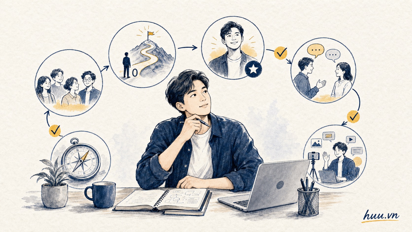 Xây thương hiệu cá nhân từ con số 0: Đừng bắt đầu bằng thuật toán